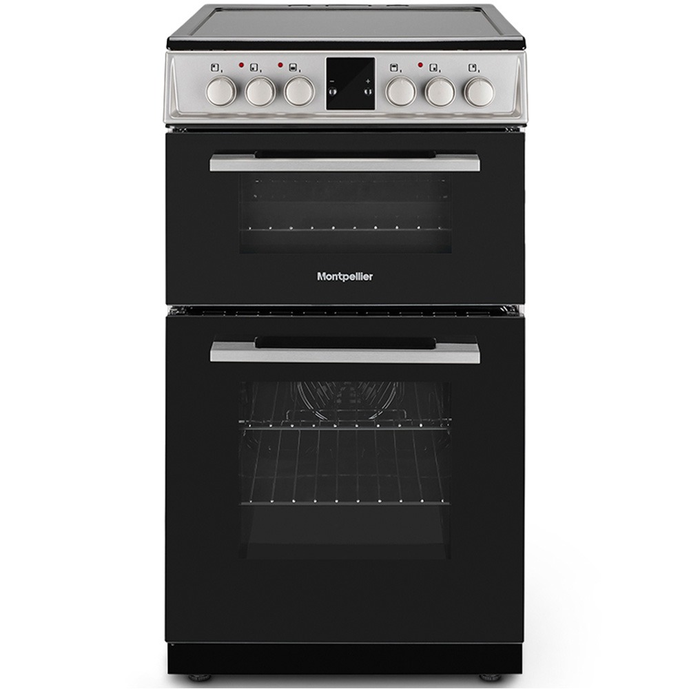 Montpellier 60cm Double Oven MDOC60FS Silver