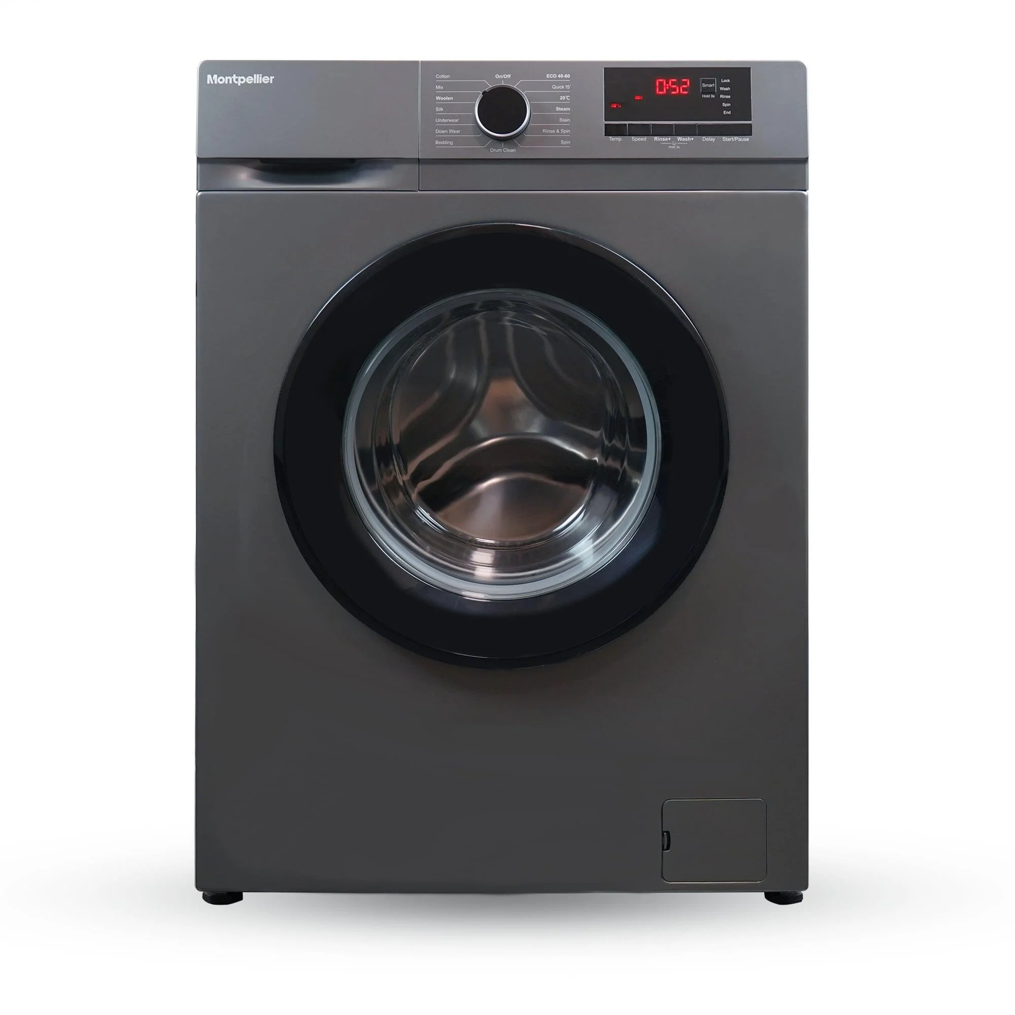 Montpellier 10KG Washing Machine MDAWM1014S Silver