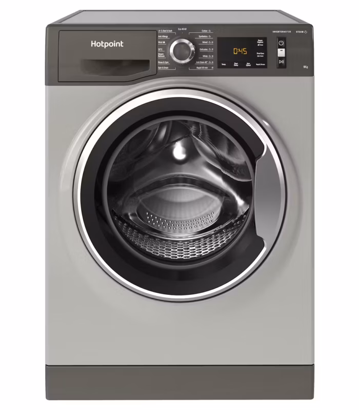 Hotpoint 9KG Washing Machine NM11946 Silver