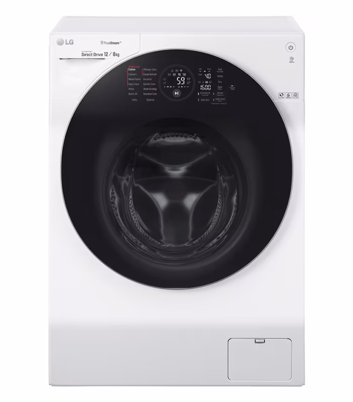 LG WASHER/DRYER FH6G1BCH2N 12KG/8KG White