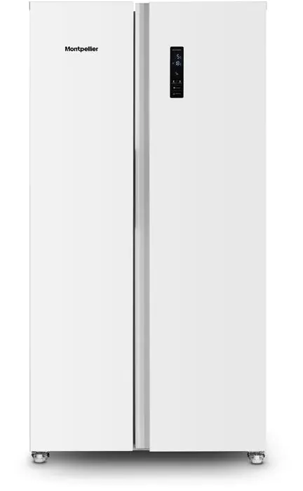 Montpellier Side By side Fridge Freezer MSBS442W White