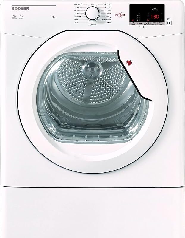 Hoover 9KG Vented Tumble Dryer HLE V9DG-80 White