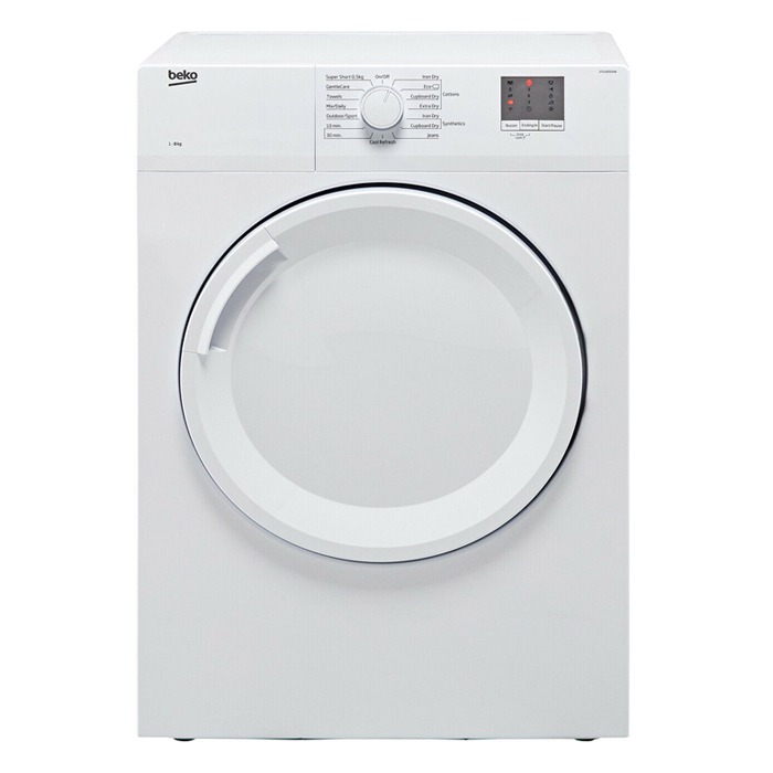 Beko 8KG Vented Dryer  DTGV8000W White