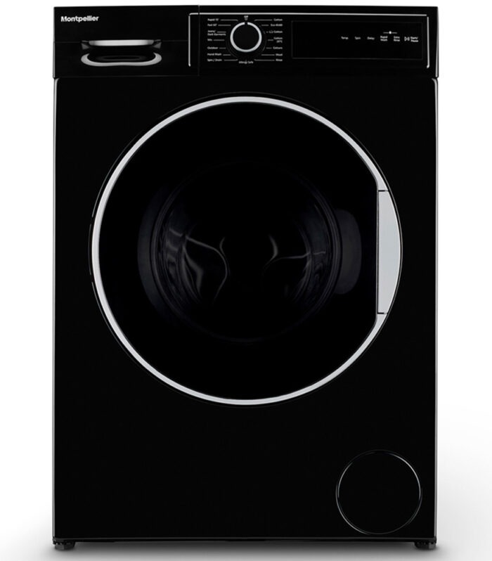 Montpellier 8KG Washing Machine MWM814BLK Black
